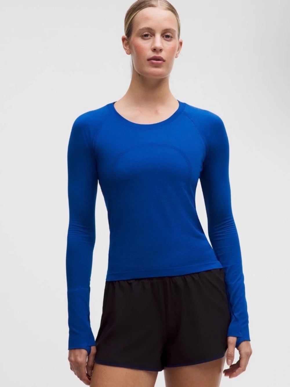 NEW! Lululemon Swiftly Tech Long Sleeve 2.0 *Race Length Clubhouse Blue Size 8